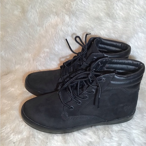 Timberland Shoes - Timberland ortholite black leather boots size 7